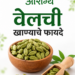 अनेक आजारांवरही उपयुक्त आहे वेलची,जाणून घ्या वेलची खाण्याचे फायदे